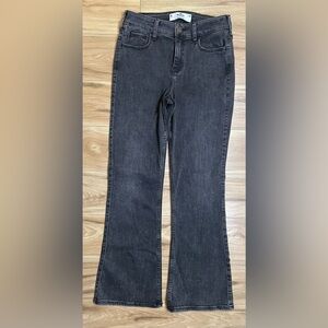 Hollister Black Curvy Mid-Rise Boot Jeans BR w29R Soft Stretch Gently Used